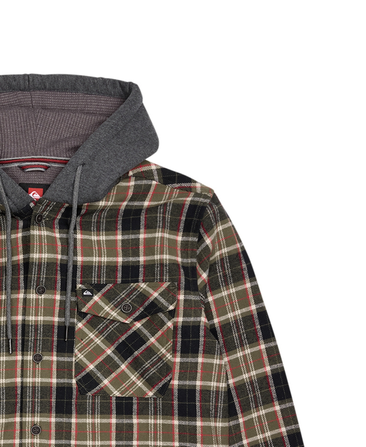 Quiksilver Men's Delton Hooded Flannel Jacket