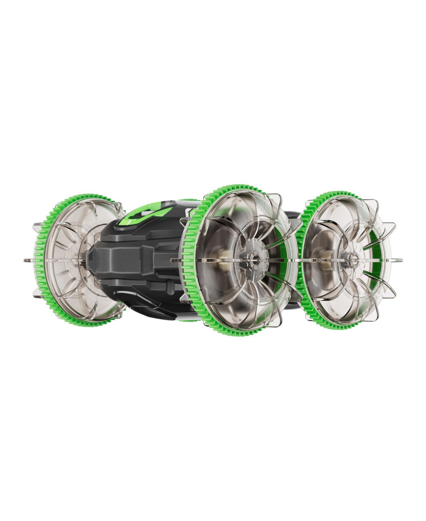 Детская игрушка Contixo AV1 4WD Amphibious RC Stunt Car with LED Lights, цвет: Зелёный — фото 9