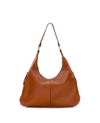 Esther Burned Edge Large Hobo Handbag