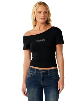 Women's Off Shoulder RC Short-Sleeve Top