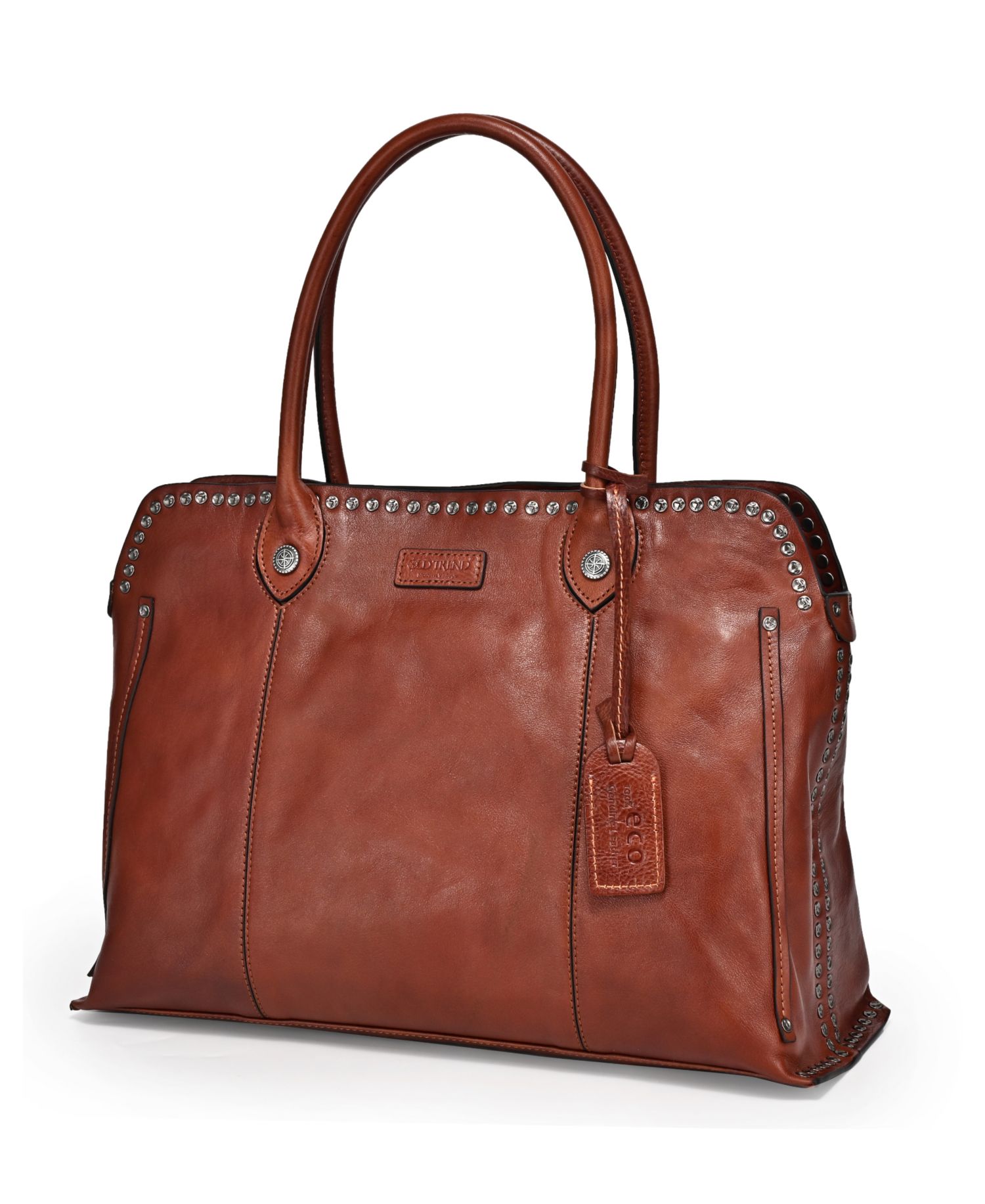 Soul Stud Large Leather Satchel Bag