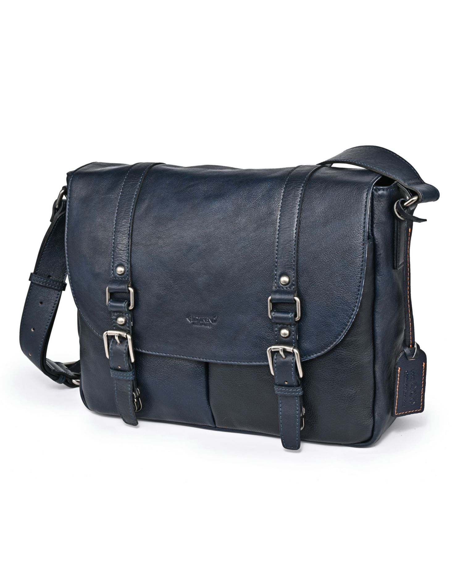 Moonlight Leather Messenger Bag
