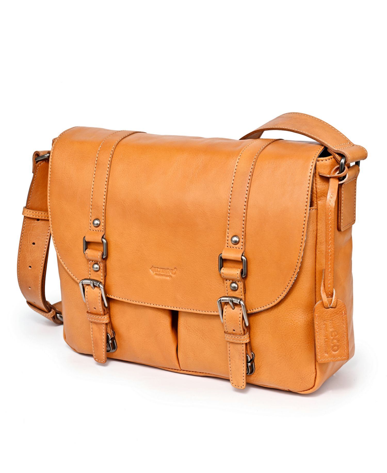 Moonlight Leather Messenger Bag
