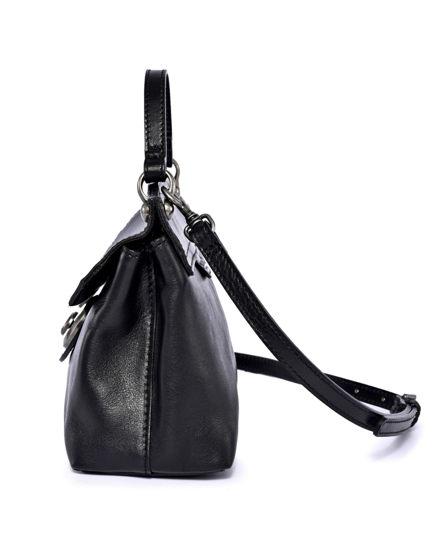 Женская сумка OLD TREND Cypress Small Leather Crossbody, цвет: Чёрный — фото 3