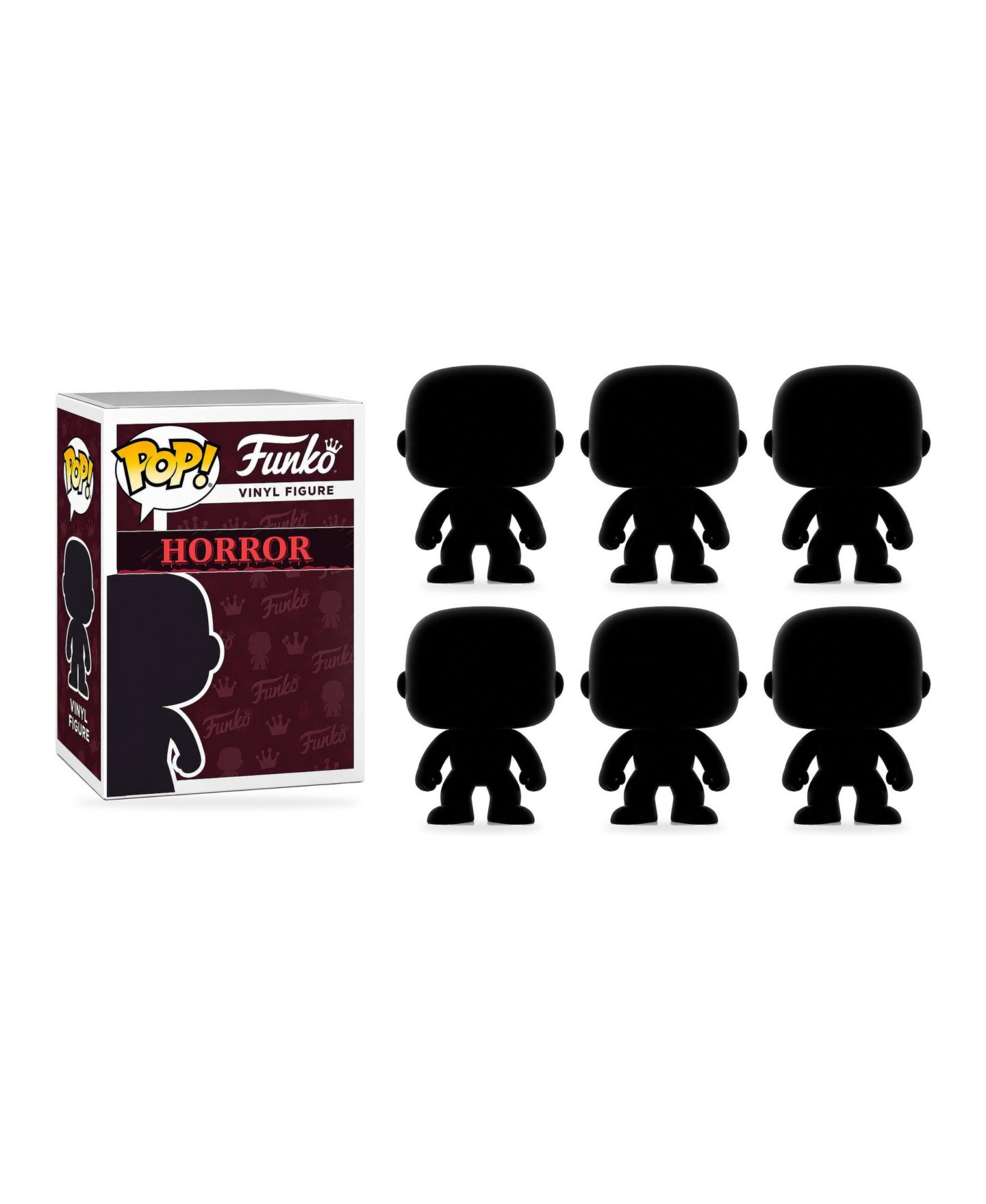 Детские фигурки Funko Pop! Warner Bros. Horror Mystery 6-Piece Set, Ages 4+, цвет: Assorted Pre-Pack — фото 1