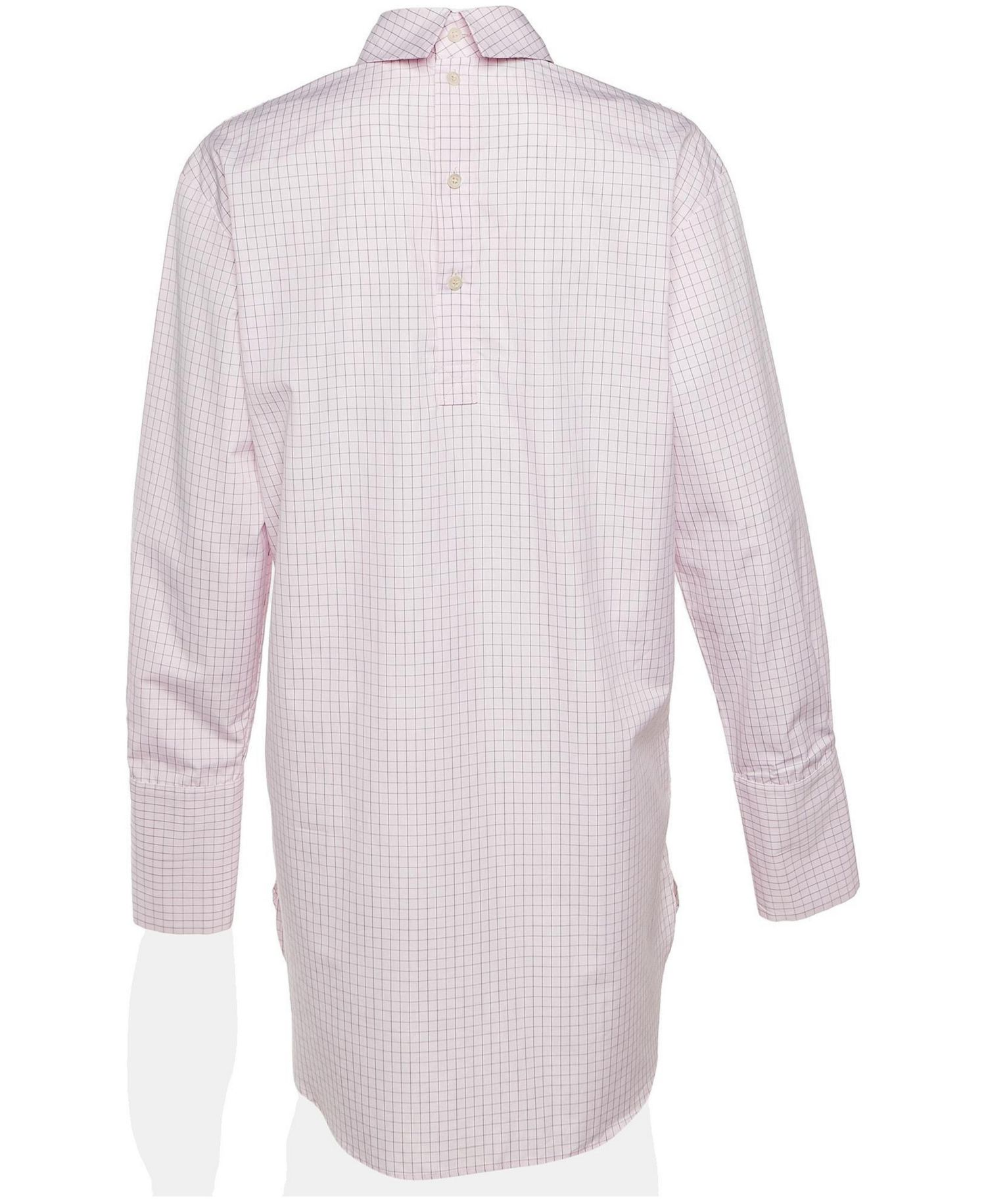 Women's Corso Checkered Cotton Mock Neck Shirt