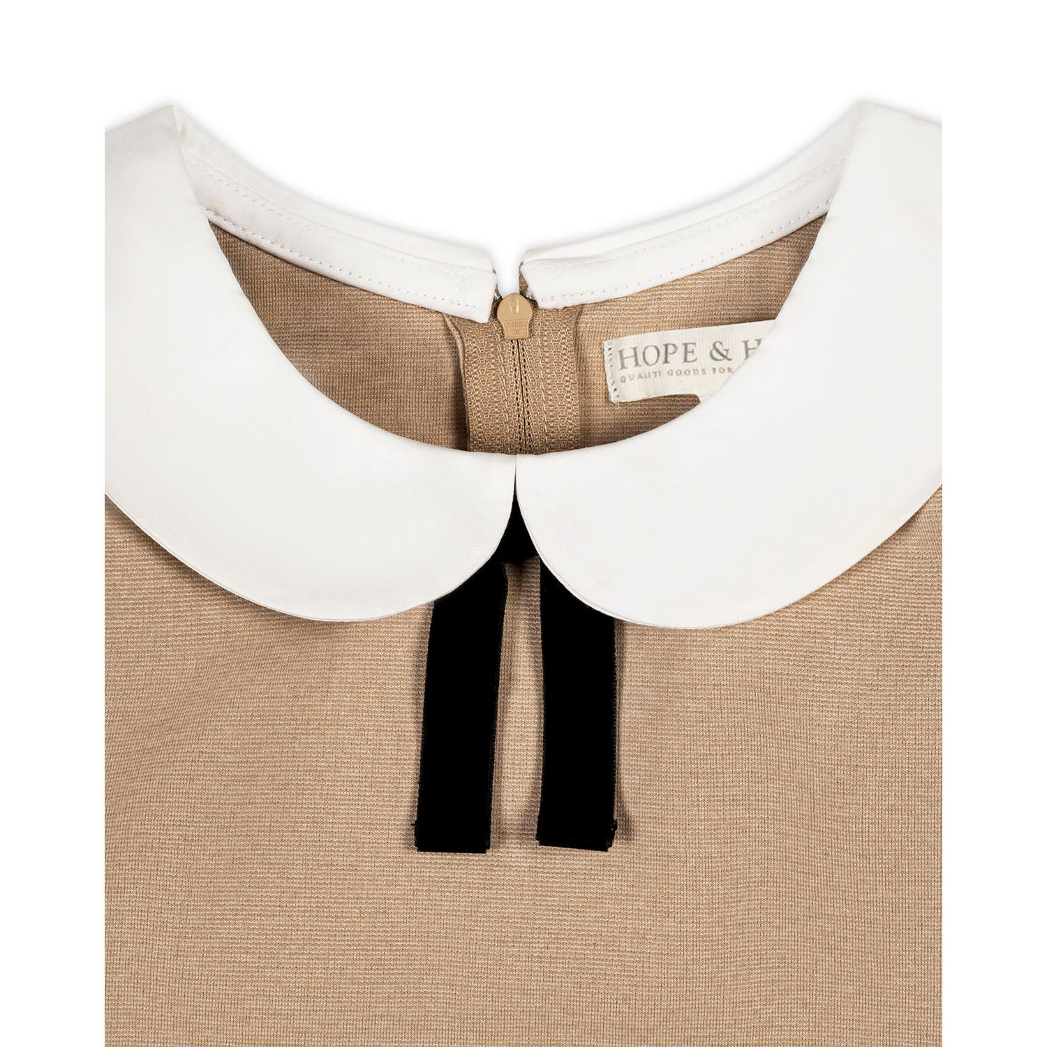 Little Girls (6 - 12) French Look Ponte Dress with Bow