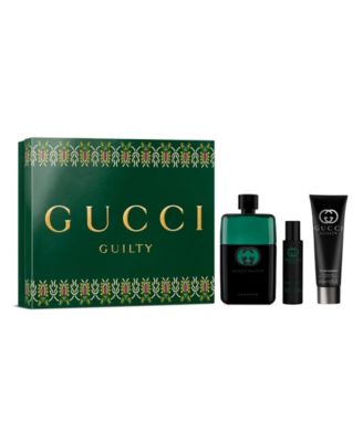 Men's 3-Piece Guilty Pour Homme Essence Eau de Toilette Spray Gift Set