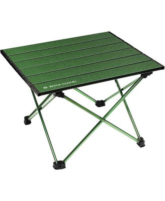 Portable Camping Table, Ultralight Aluminum Folding Beach Table with Storage Bag for Camping Hiking Outdoor Picnic