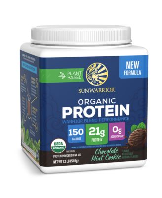 Warrior Blend Protein Powder, Chocolate Mint Cookie Flavor, 14 Servings by