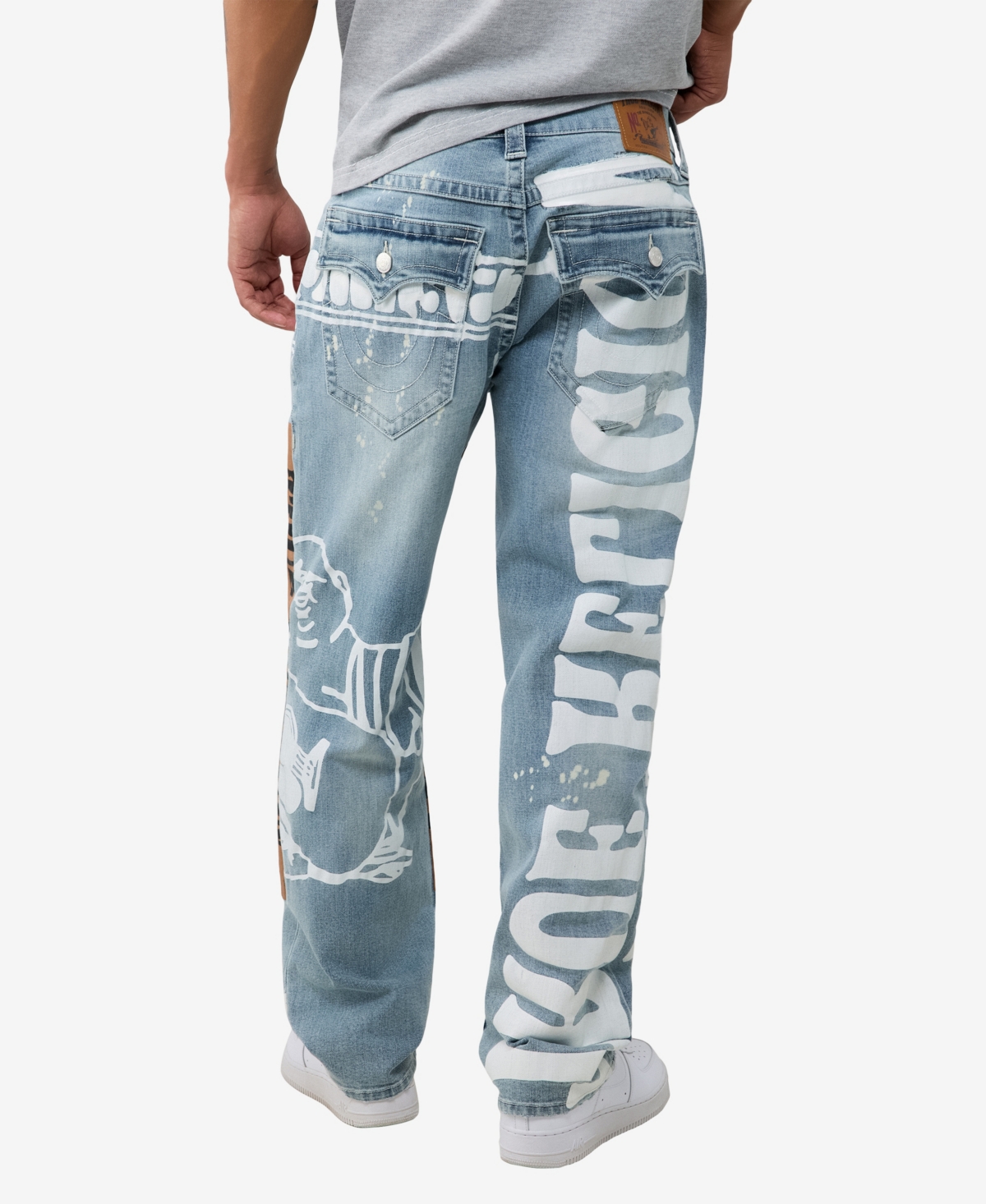 True Religion Men's Bobby Flap Baggy Jeans