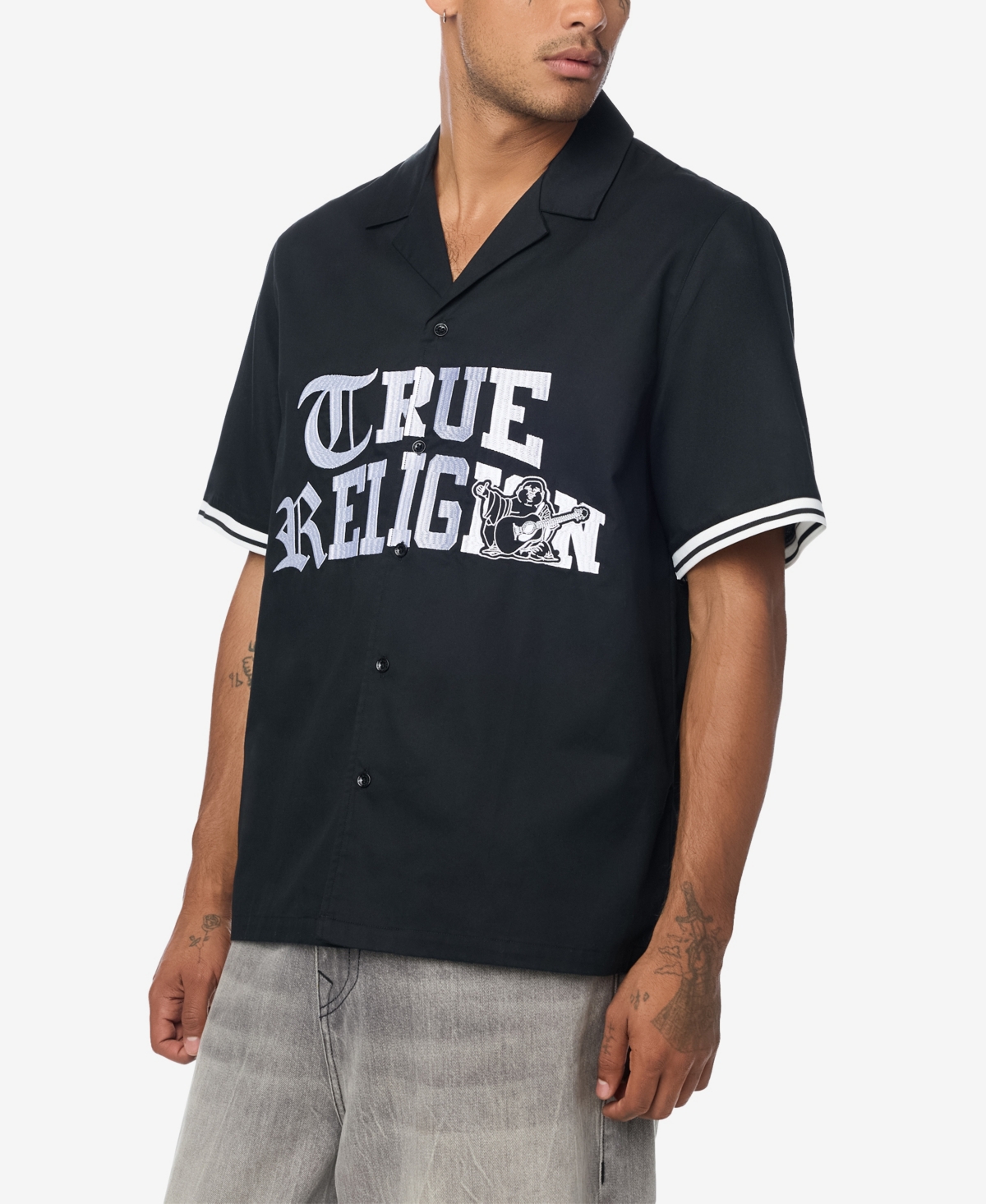 True Religion Men's Regular-Fit Twill Shirt