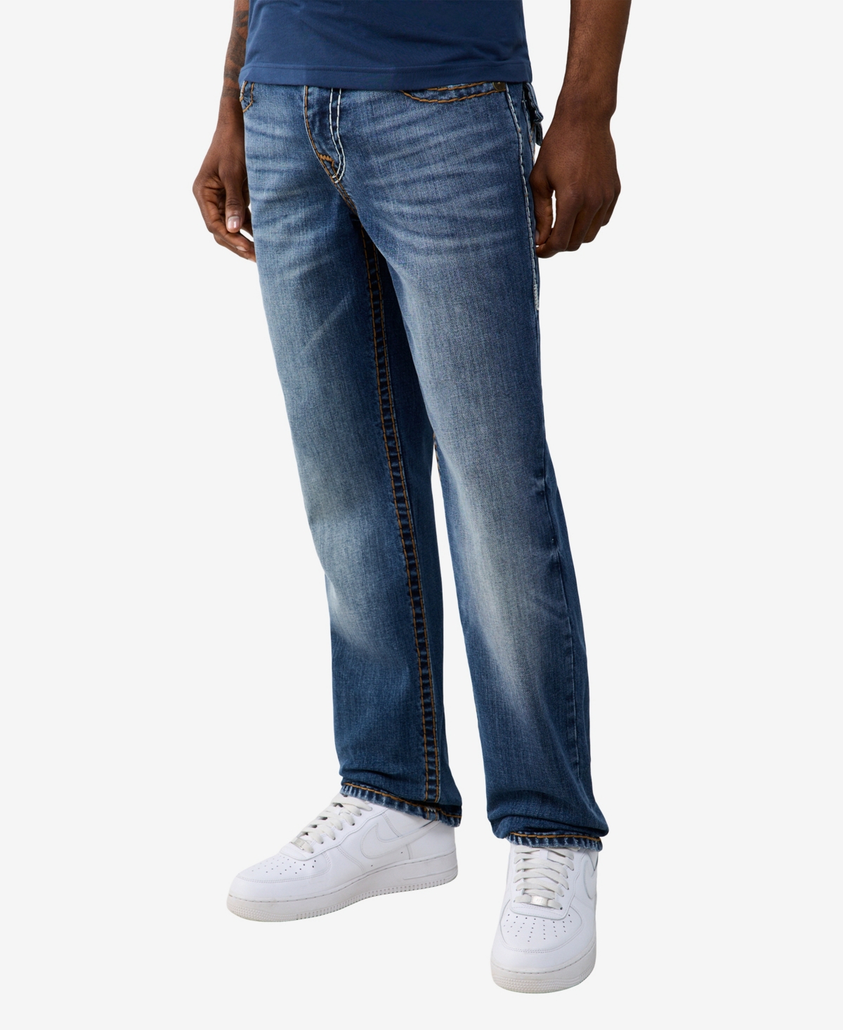 True Religion Men's Ricky Super T Flap Jeans
