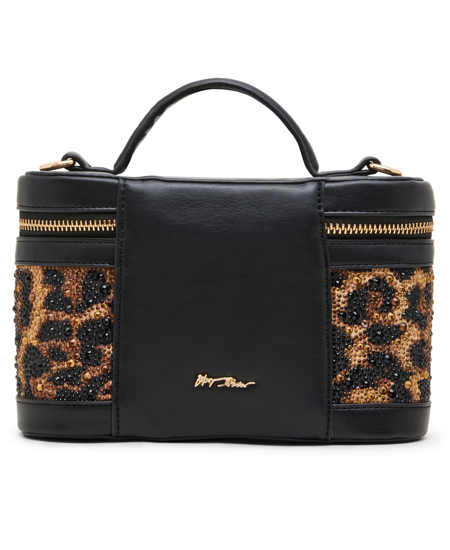 Женская сумка Betsey Johnson Paris Hilton Vanity Small Crossbody Handbag, цвет: Леопардовый — фото 2