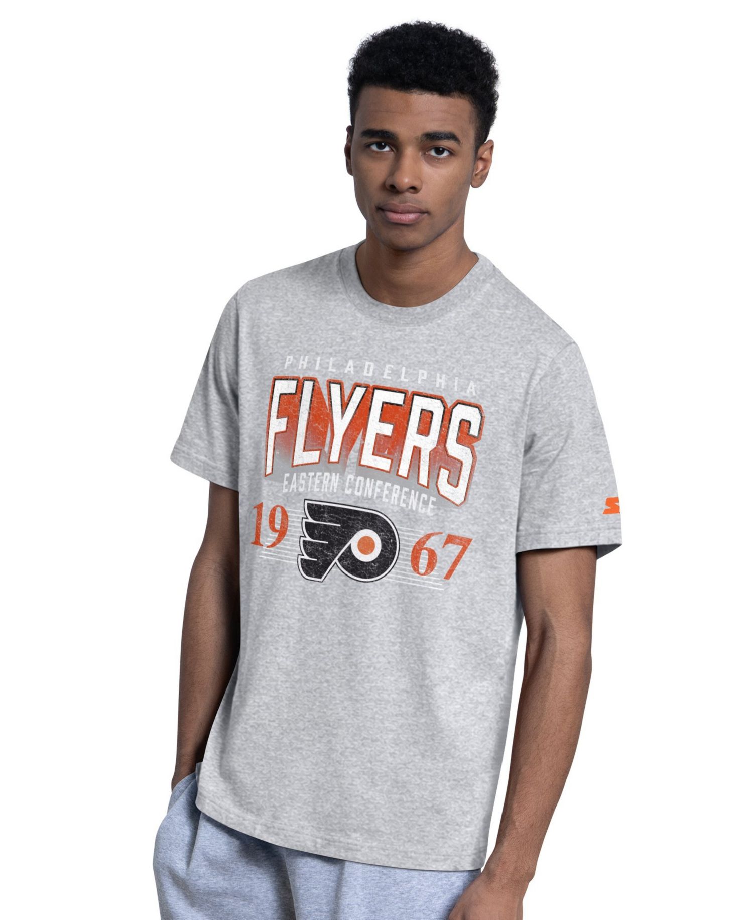 Men's Orange/Heather Gray Philadelphia Flyers Two-Pack T-Shirt Set