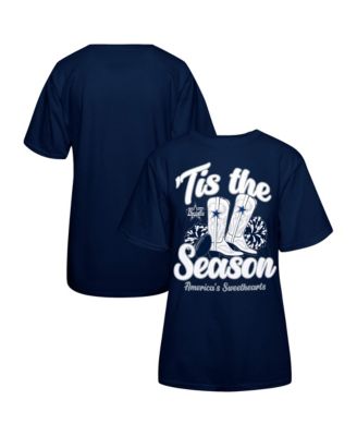 Women's Dallas Cowboys 'Tis The Season Boots Screen-Print Classic-Fit T-Shirt