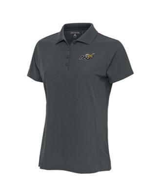 Women's Pewter Alabama State Hornets Legacy Pique Polo Shirt