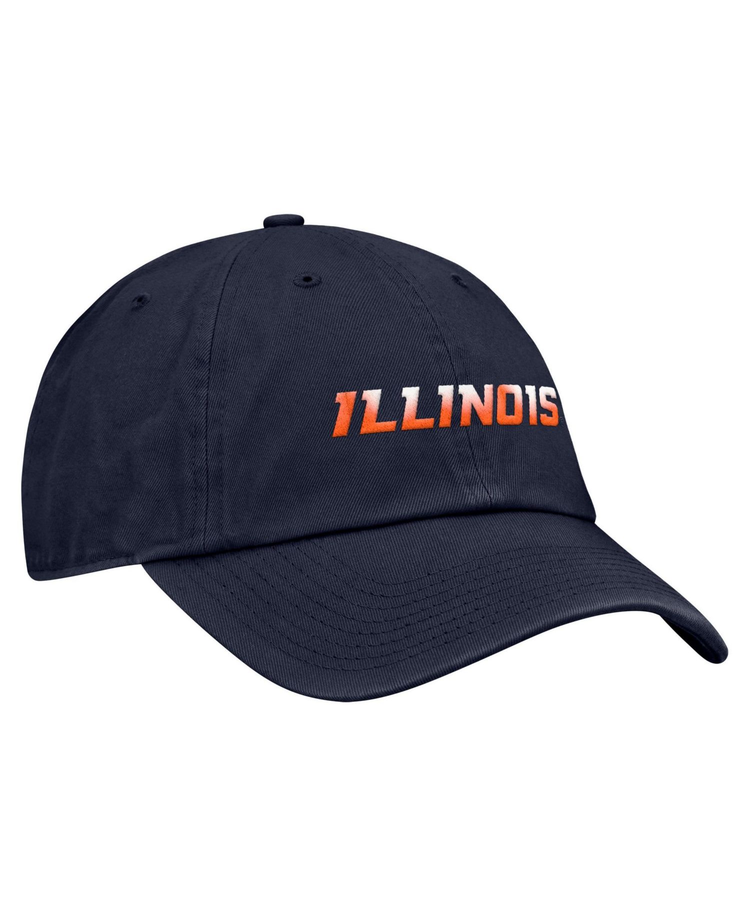 Men's Navy Illinois Fighting Illini Club Adjustable Hat