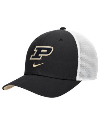 Men's Black Purdue Boilermakers Rise Trucker Dri-FIT Adjustable&nbsp;Hat