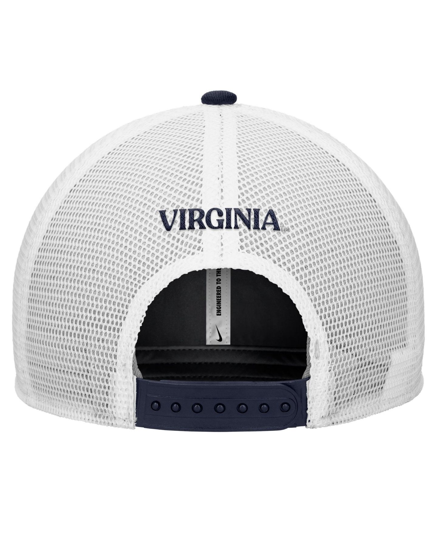 Мужская кепка Nike Navy Virginia Cavaliers Rise Trucker Dri-FIT Adjustable Hat — фото 3