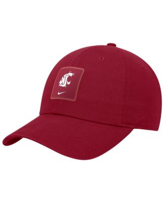 Men's Crimson Washington State Cougars 2026 On-Field Club Adjustable Hat
