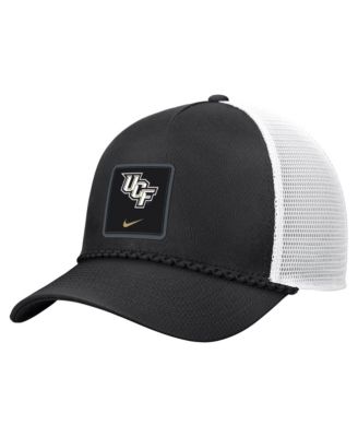 Men's Black UCF Knights 2026 On-Field Rope Adjustable Trucker Hat