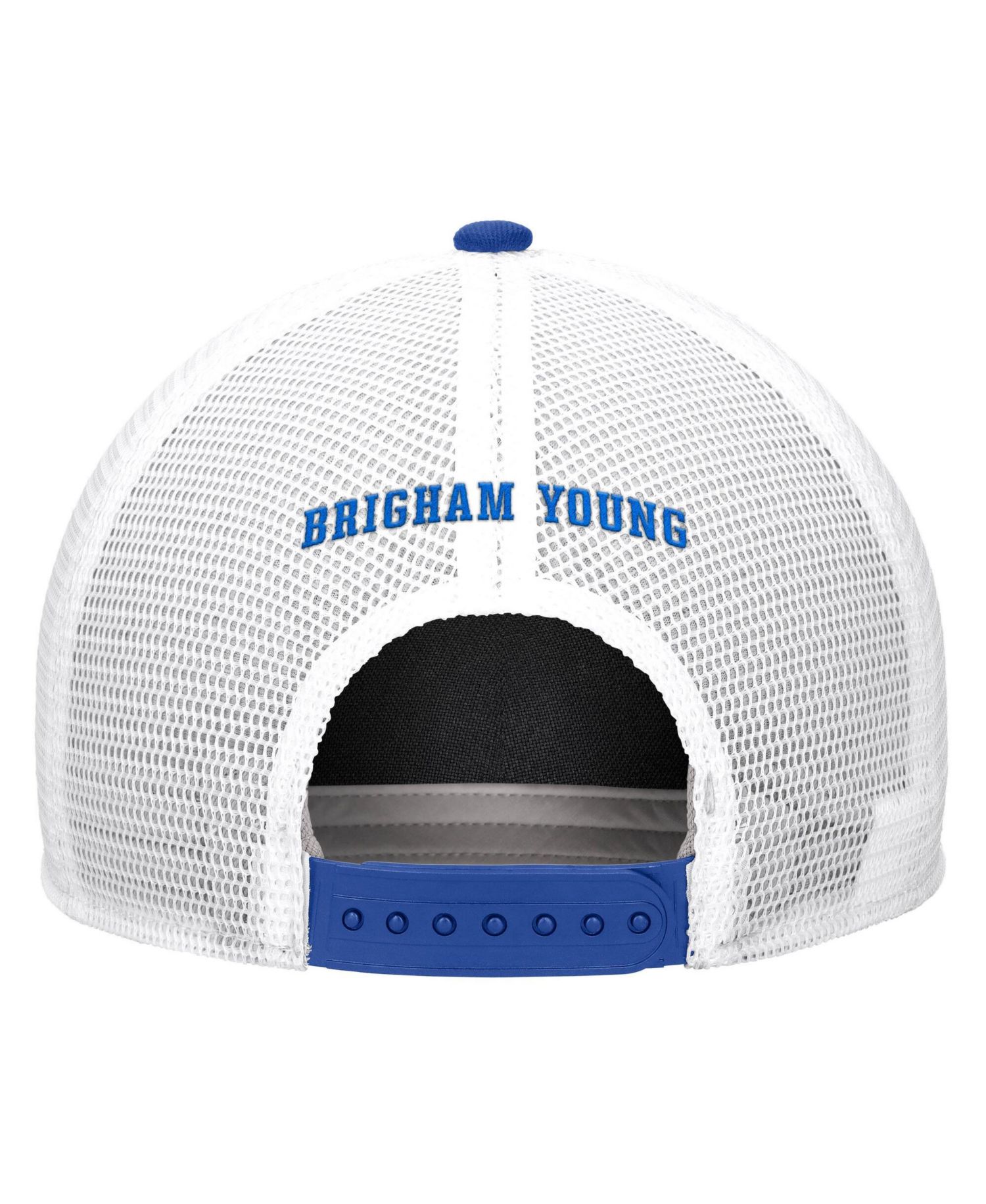 Men's Royal BYU Cougars 2026 On-Field Rope Adjustable Trucker Hat