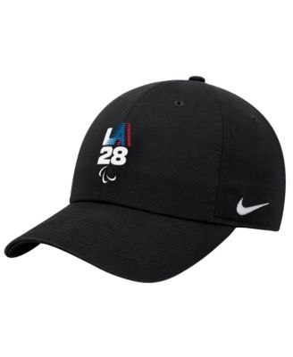 Men's Black LA28 Summer Paralympics Retro Stripe Club Adjustable Hat
