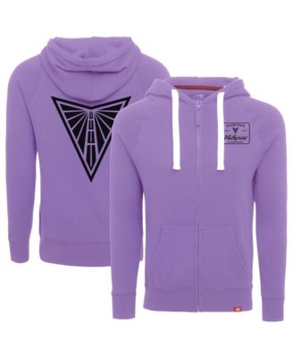 Men's and Women's Violet Golden State Valkyries Heywood Raglan Full-Zip Hoodie