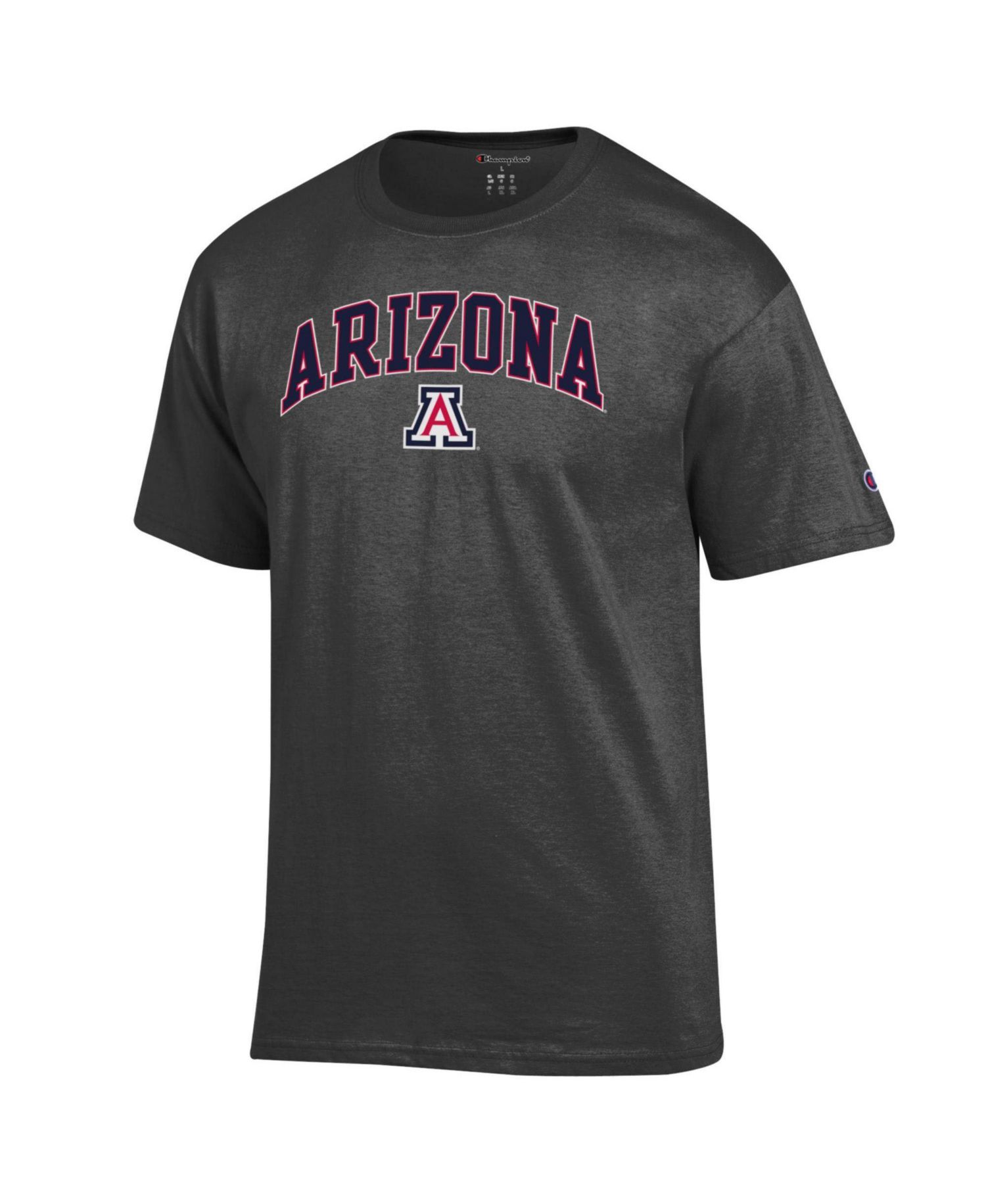 Men's Champion Red Arizona Wildcats Arch Over Logo T-Shirt