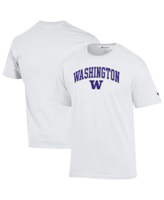 Men's&nbsp;Champion White Washington Huskies Arch Over Logo T-Shirt