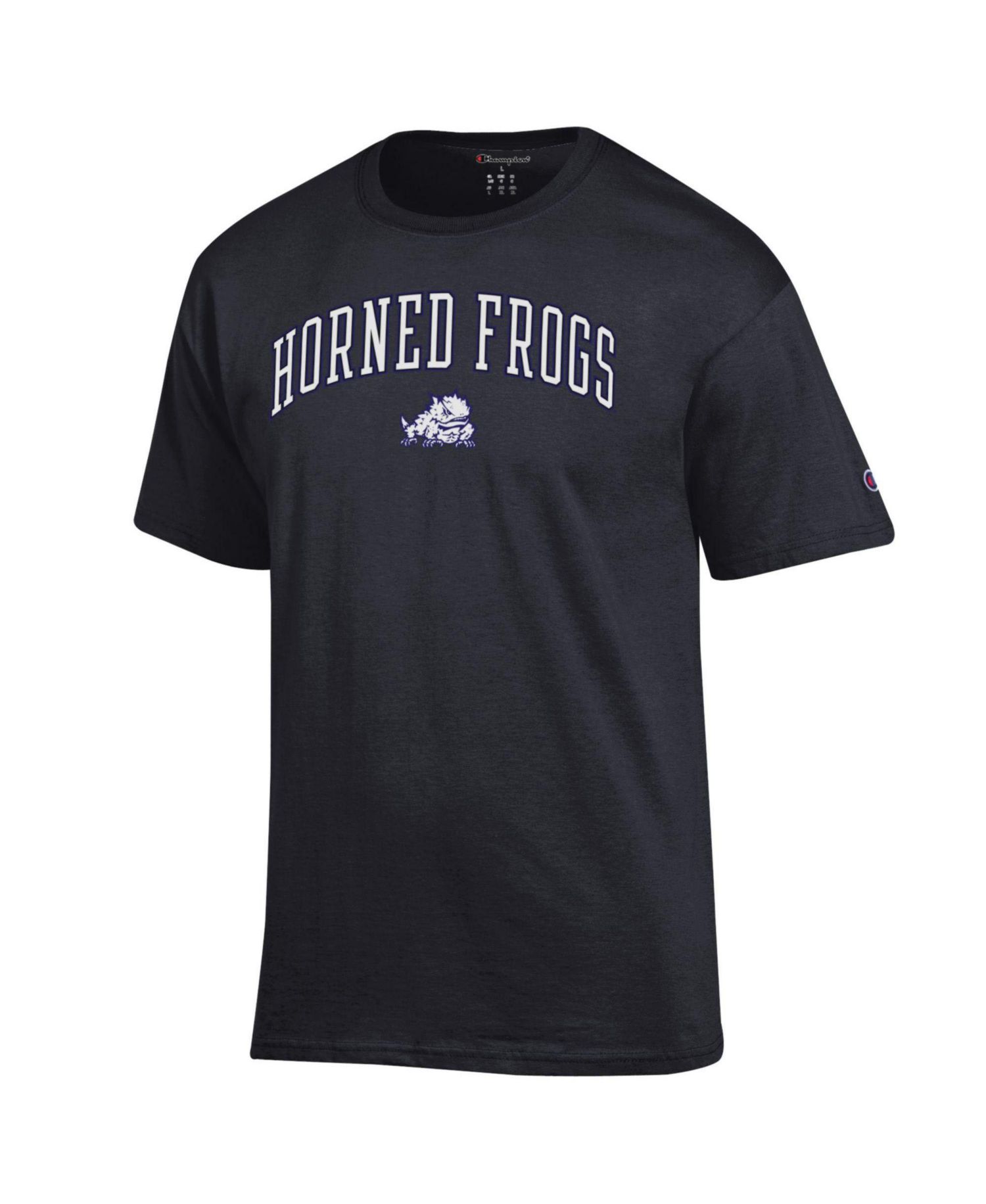 Men's Purple TCU Horned Frogs Arch Over Logo T-Shirt