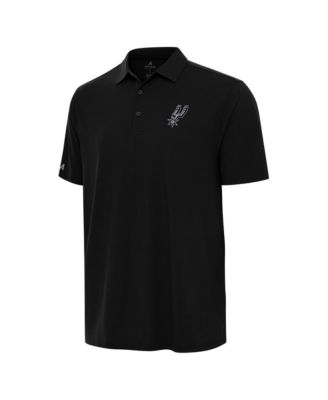 Men's Black San Antonio Spurs Era Polo Shirt