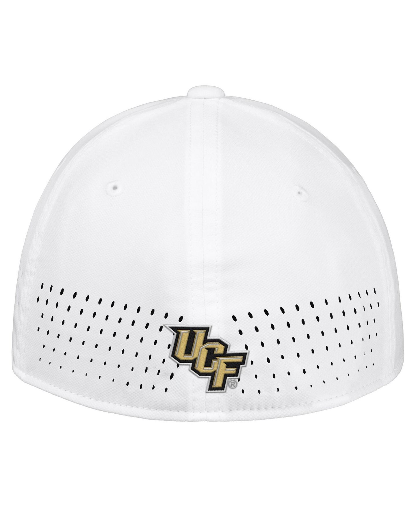 Мужской головной убор Nike White UCF Knights 2026 On-Field AeroBill SwooshFlex Dri-FIT Hat — фото 2
