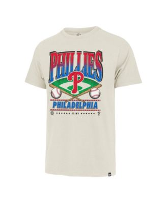 Men's Tan Philadelphia Phillies Straight Shot Two Franklin T-Shirt