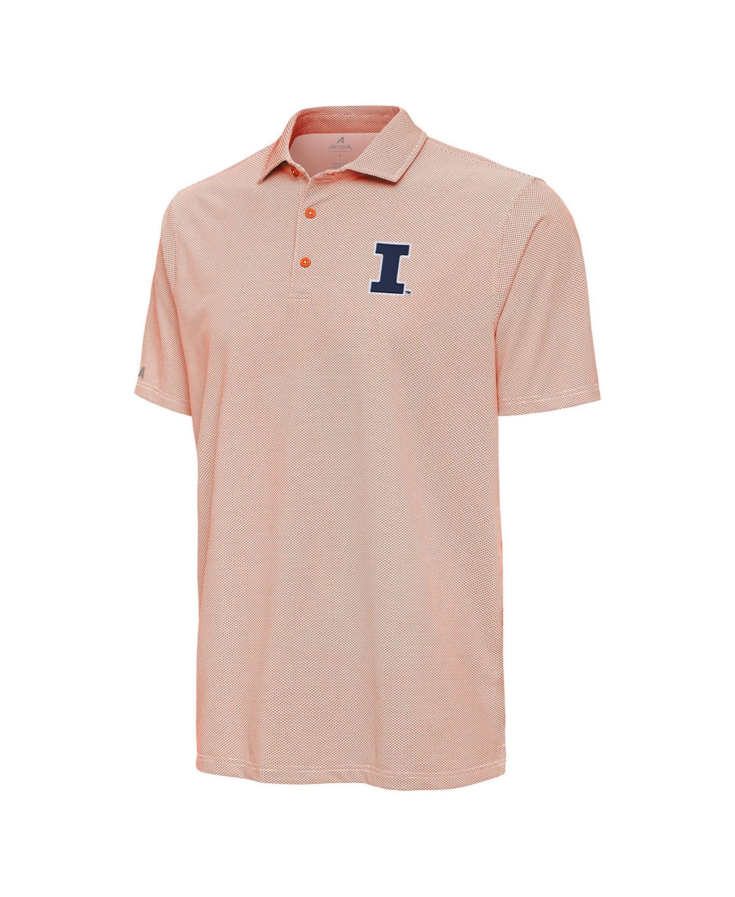 Men's Orange Illinois Fighting Illini Pave Polo Shirt