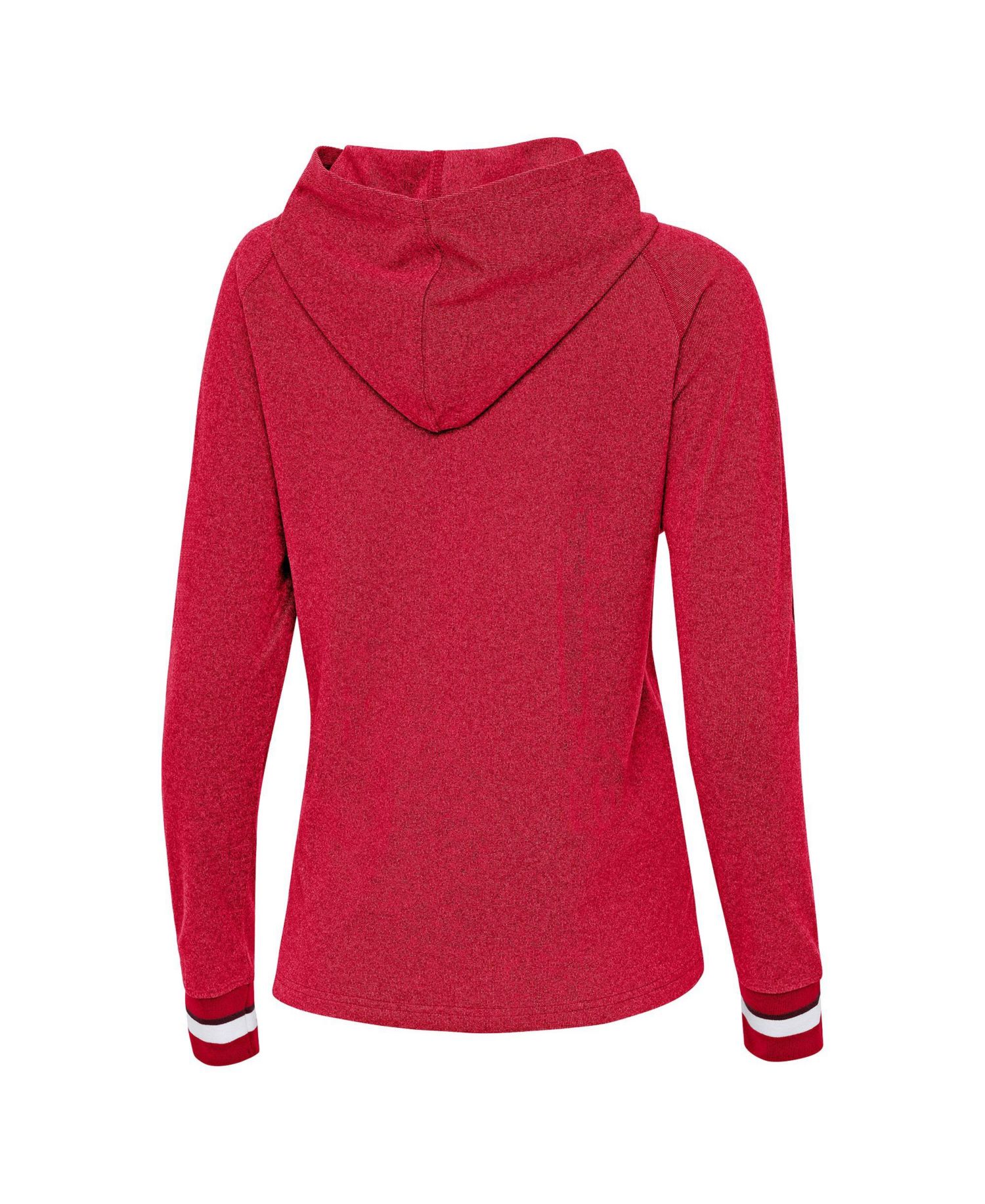 Women's Red Wisconsin Badgers Trek Pullover Hoodie