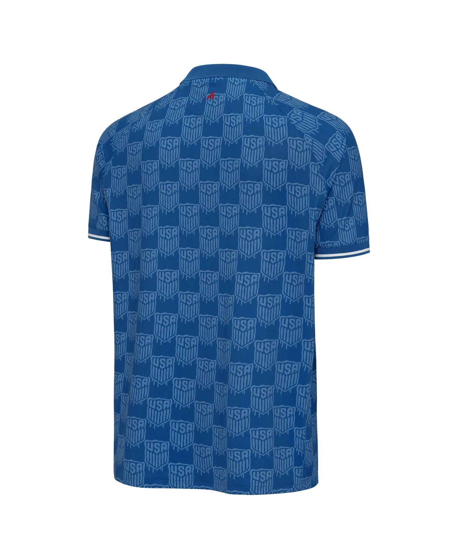 Men's Blue USMNT V-Neck Polo Shirt