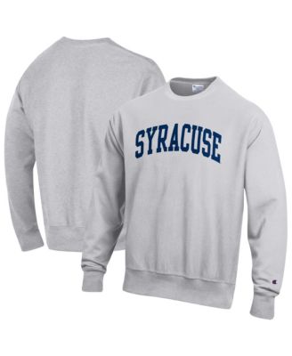 Men's Gray Syracuse Orange Reverse Weave Fleece Sweatshirt