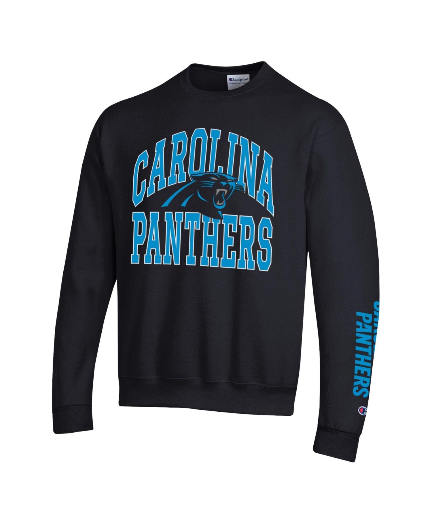 Men's Black Carolina Panthers Powerblend Fleece Sweatshirt