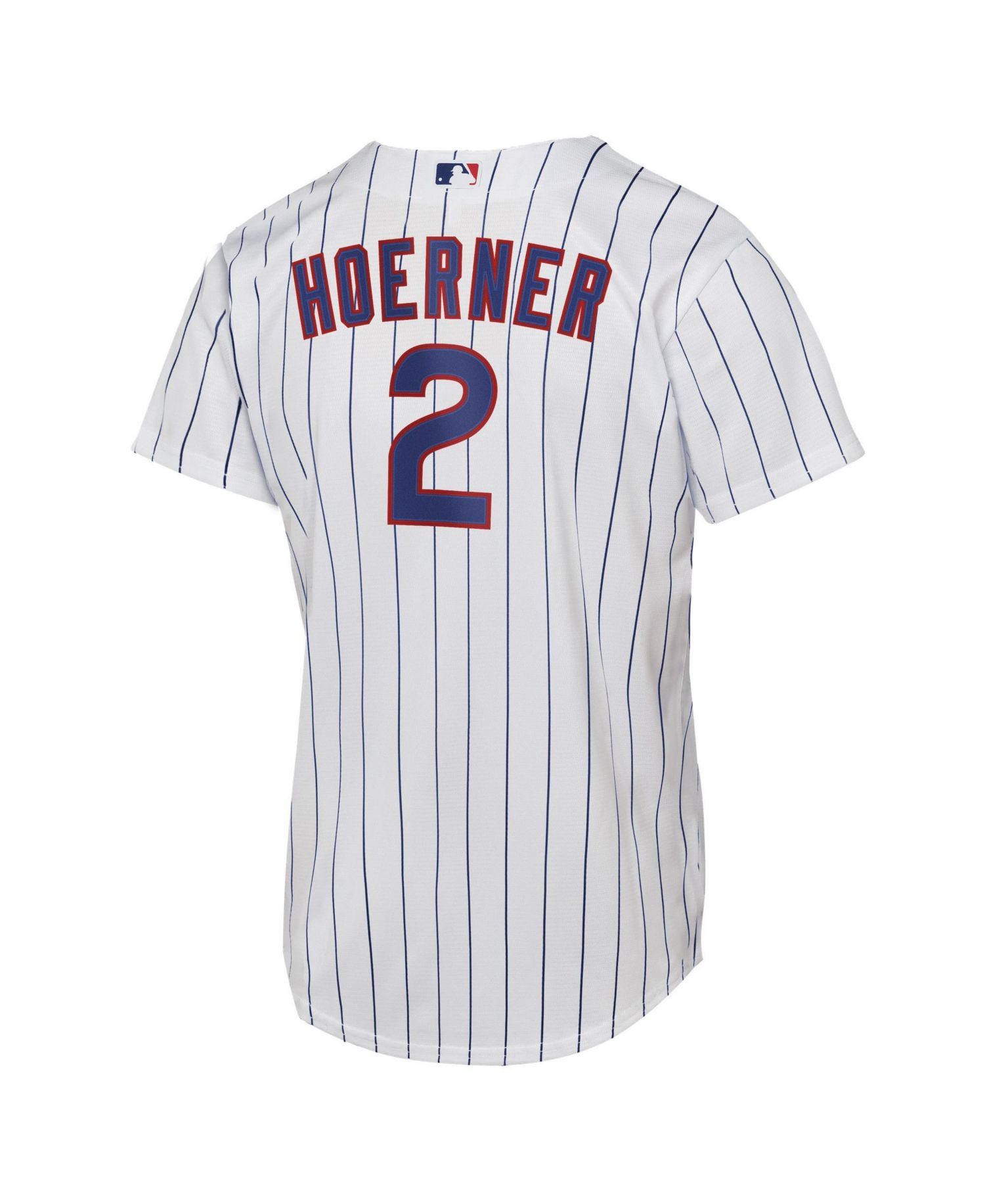 Men's Nico Hoerner White Chicago Cubs Home Replica Jersey