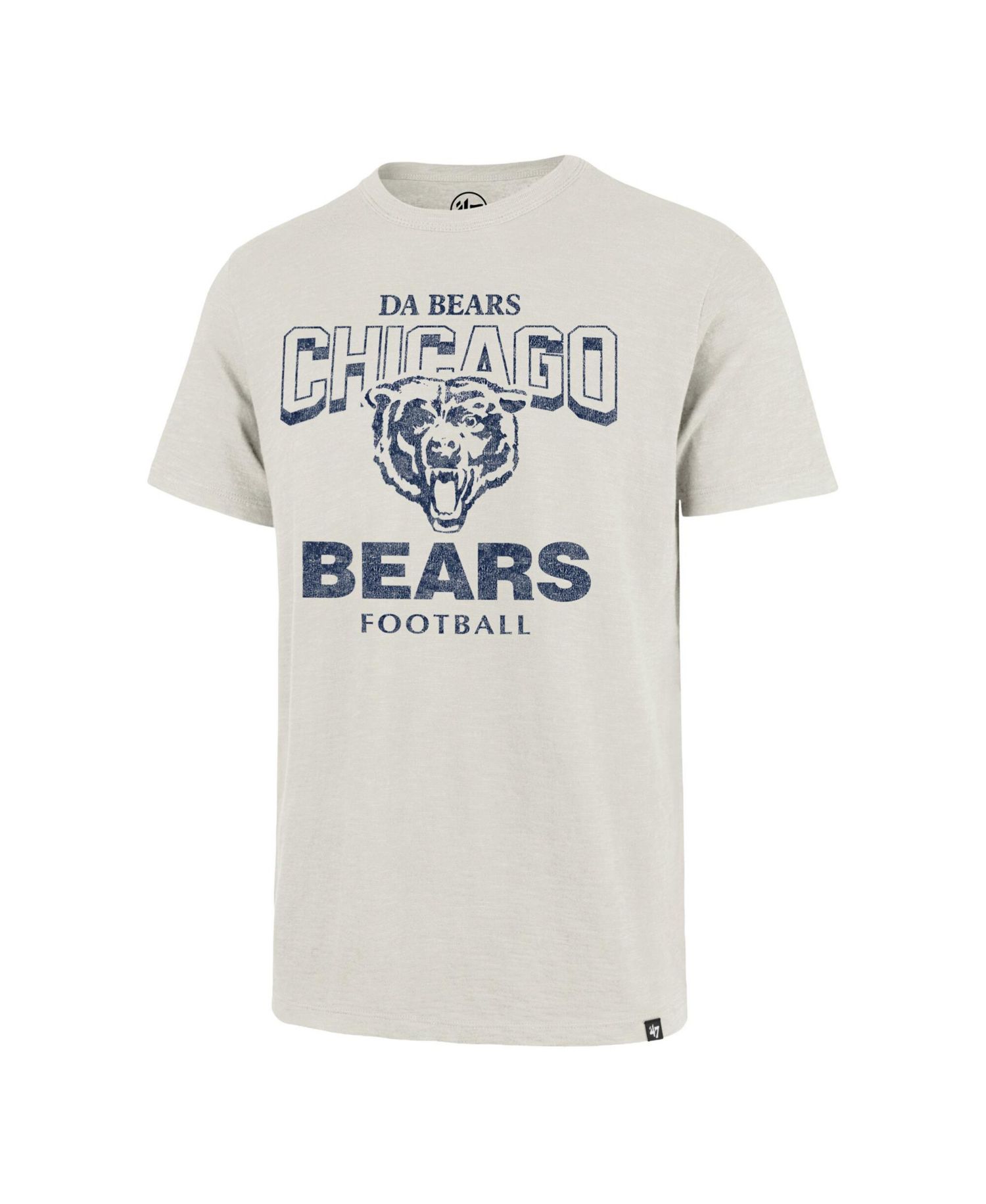 Men's Natural Chicago Bears Head On Scrum T-Shirt