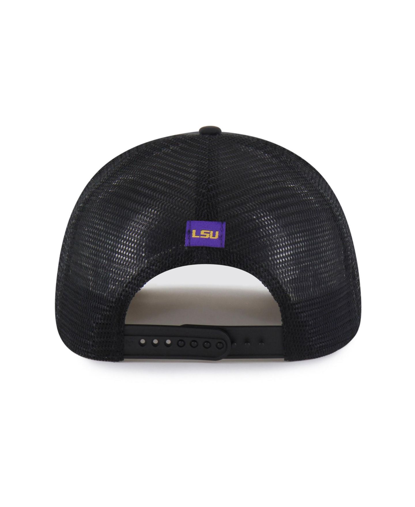 Кепка '47 Brand Black LSU Tigers Brrr Condor Mesh Hitch Adjustable Hat — фото 3