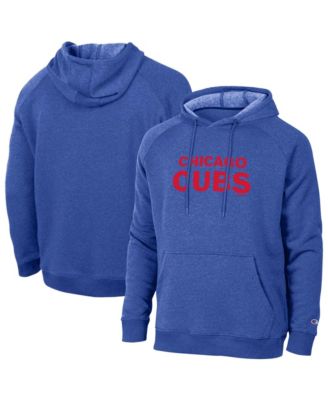 Men's Royal Chicago Cubs Triumph Tri-Blend Raglan Hoodie