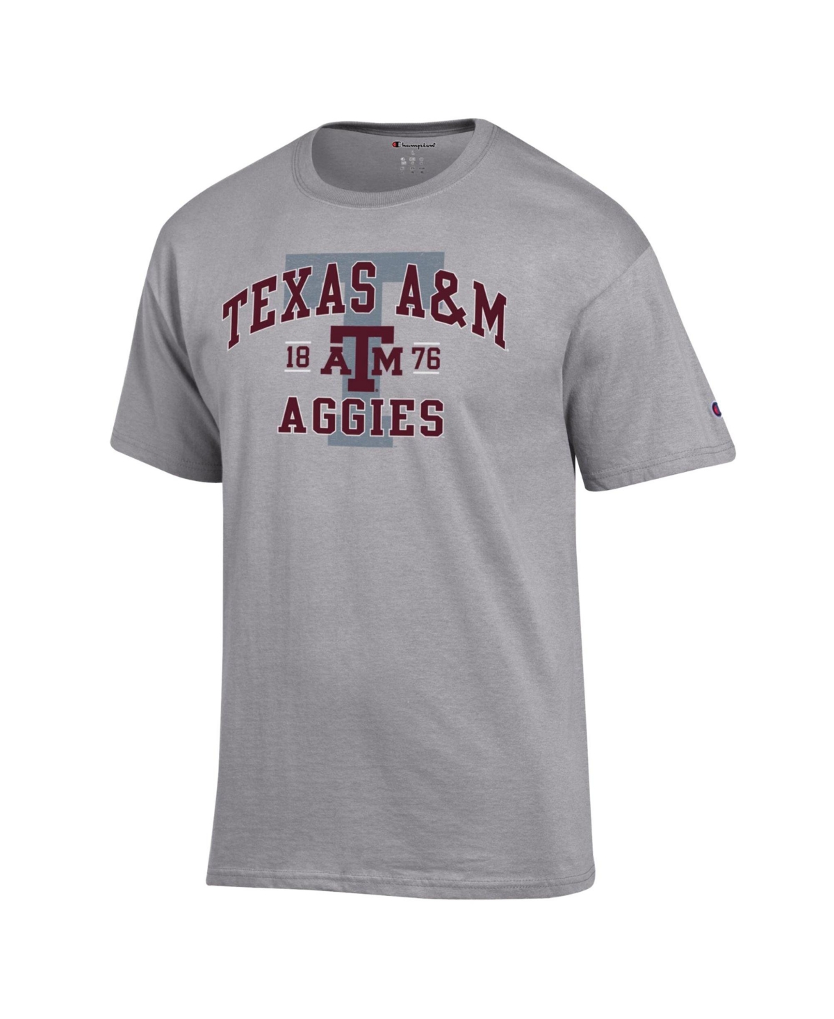 Champion Men's Heather Gray Texas A&M Aggies Varsity T-Shirt