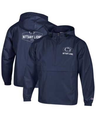 Men's Navy Penn State Nittany Lions Delay Packable Half-Zip Jacket