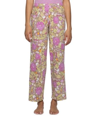 Women's Harvest Floral Pull-On Relaxed-Fit Lounge Pants