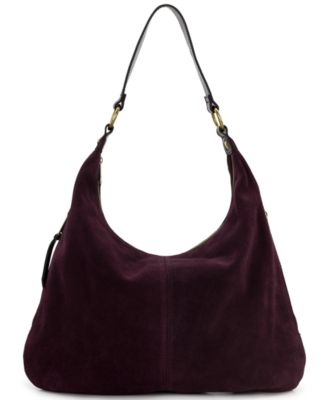 Esther Large Suede Hobo Handbag