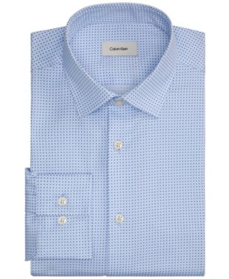 Men's Cotton Stretch Square Cuff Dress Shirt