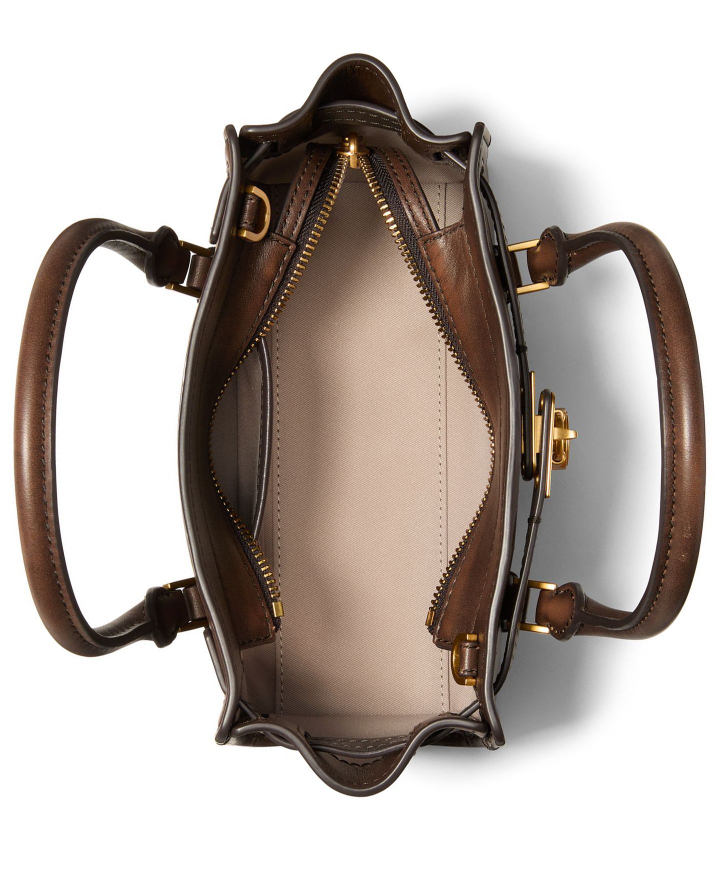 Женская сумка Michael Kors MICHAEL Hamilton Small East West Satchel Handbag, цвет: Шоколадный — фото 3